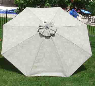 8 foot patio umbrella fabric Fabric Panel for 8-rib umbrella – ShadeX Patio Umbrella Extension
